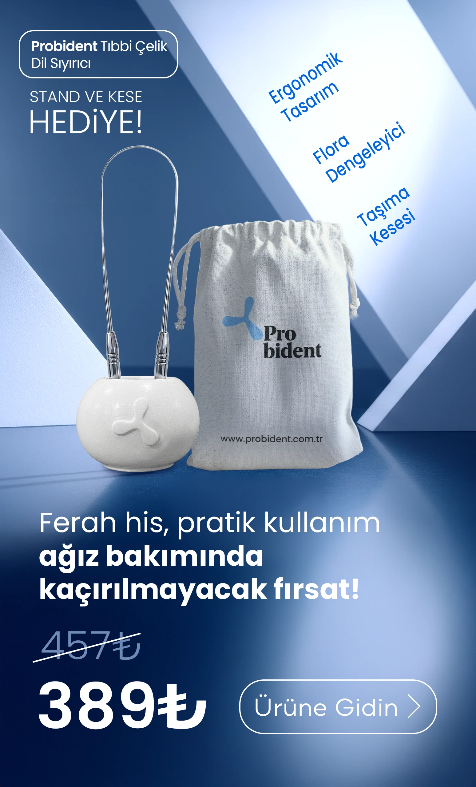 Probident banner dil sıyırıcı mobil